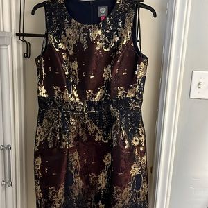 Vince Camuto fit and flare dress with pockets